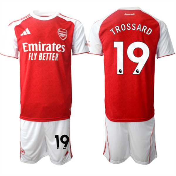 Men's Arsenal F.C #19 Leandro Trossard 2026 Red Home Soccer Jersey Suit,We sell and wholesale Men's Arsenal F.C #19 Leandro Trossard 2026 Red Home Soccer Jersey Suit on line form chian!