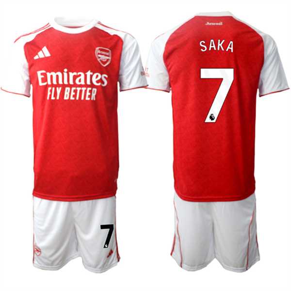 Men's Arsenal F.C #7 Bukayo Saka 2026 Red Home Soccer Jersey Suit,We sell and wholesale Men's Arsenal F.C #7 Bukayo Saka 2026 Red Home Soccer Jersey Suit on line form chian!