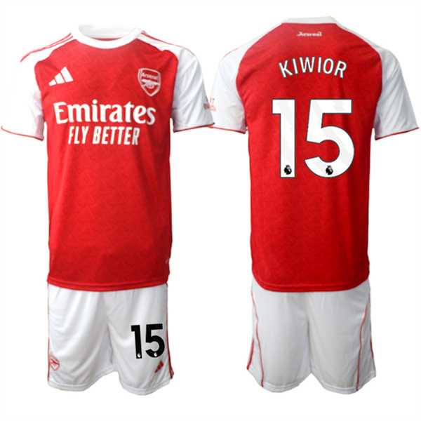Men's Arsenal F.C #15 Jakub Kiwior 2026 Red Home Soccer Jersey Suit,We sell and wholesale Men's Arsenal F.C #15 Jakub Kiwior 2026 Red Home Soccer Jersey Suit on line form chian!