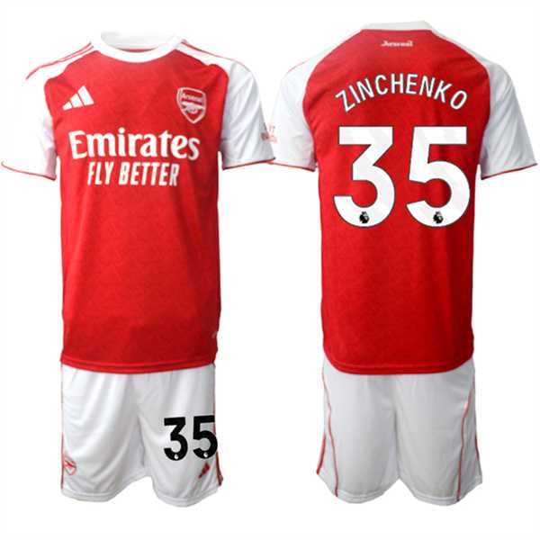 Men's Arsenal F.C #35 Oleksandr Zinchenko 2026 Red Home Soccer Jersey Suit,We sell and wholesale Men's Arsenal F.C #35 Oleksandr Zinchenko 2026 Red Home Soccer Jersey Suit on line form chian!