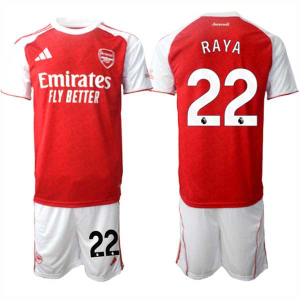 Men's Arsenal F.C #22 David Raya 2026 Red Home Soccer Jersey Suit,We sell and wholesale Men's Arsenal F.C #22 David Raya 2026 Red Home Soccer Jersey Suit on line form chian!