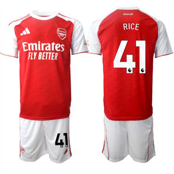 Men's Arsenal F.C #41 Declan Rice 2026 Red Home Soccer Jersey Suit,We sell and wholesale Men's Arsenal F.C #41 Declan Rice 2026 Red Home Soccer Jersey Suit on line form chian!