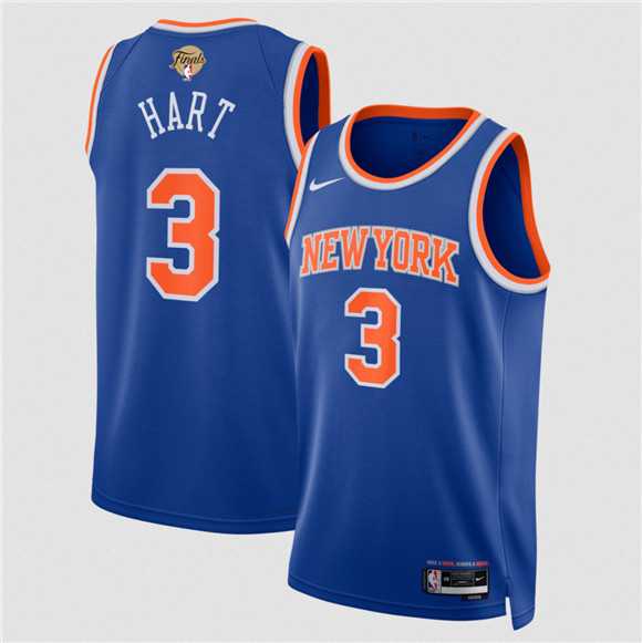 Men's New Yok Knicks #3 Josh Hart Blue 2026 Finals Patch Icon Edition Stitched Jersey Dzhi,We sell and wholesale Men's New Yok Knicks #3 Josh Hart Blue 2026 Finals Patch Icon Edition Stitched Jersey Dzhi on line form chian!