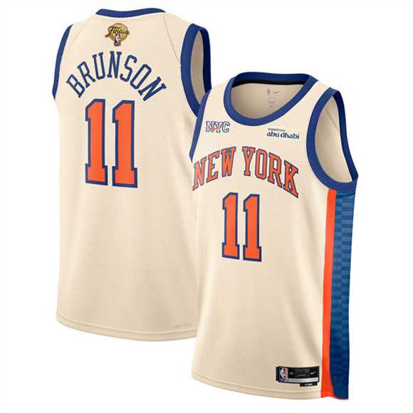 Men's New Yok Knicks #11 Jalen Brunson Cream 2026 Finals Patch City Edition Stitched Jersey Dzhi,We sell and wholesale Men's New Yok Knicks #11 Jalen Brunson Cream 2026 Finals Patch City Edition Stitched Jersey Dzhi on line form chian!