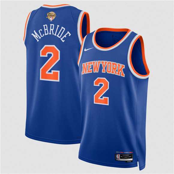 Men's New Yok Knicks #2 Miles McBride Blue 2026 Finals Patch Icon Edition Stitched Jersey Dzhi,We sell and wholesale Men's New Yok Knicks #2 Miles McBride Blue 2026 Finals Patch Icon Edition Stitched Jersey Dzhi on line form chian!