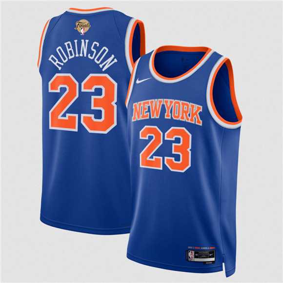 Men's New Yok Knicks #23 Mitchell Robinson Blue 2026 Finals Patch Icon Edition Stitched Jersey Dzhi,We sell and wholesale Men's New Yok Knicks #23 Mitchell Robinson Blue 2026 Finals Patch Icon Edition Stitched Jersey Dzhi on line form chian!