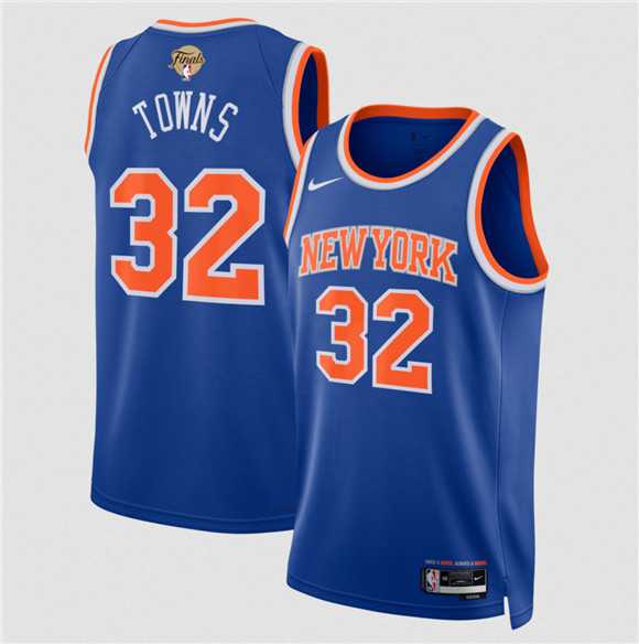 Men's New Yok Knicks #32 Karl-Anthony Blue 2026 Finals Patch Icon Edition Stitched Jersey Dzhi,We sell and wholesale Men's New Yok Knicks #32 Karl-Anthony Blue 2026 Finals Patch Icon Edition Stitched Jersey Dzhi on line form chian!