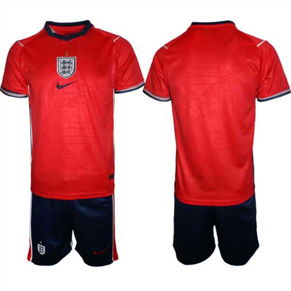 Men's England 2026 Red Away Soccer Jersey Suit,We sell and wholesale Men's England 2026 Red Away Soccer Jersey Suit on line form chian!