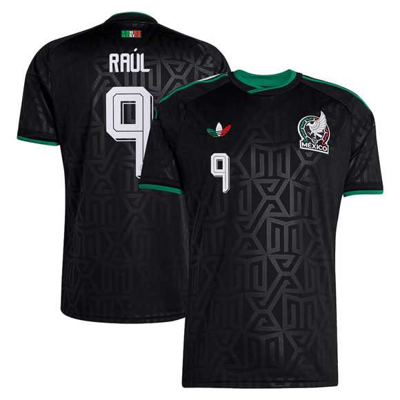 Men's Mexico #9 Raul Jimenez Black 2026 Soccer Jersey Suit,We sell and wholesale Men's Mexico #9 Raul Jimenez Black 2026 Soccer Jersey Suit on line form chian!