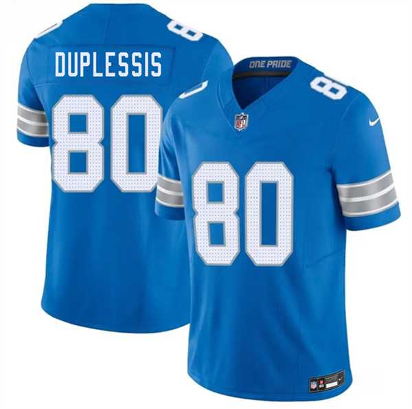Men's Detroit Lions #80 Kyre Duplessis Blue 2026 F.U.S.E. Vapor Limited Stitched Jersey Dzhi,We sell and wholesale Men's Detroit Lions #80 Kyre Duplessis Blue 2026 F.U.S.E. Vapor Limited Stitched Jersey Dzhi on line form chian!