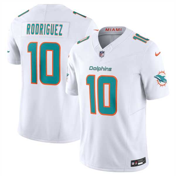 Men's Miami Dolphins #10 Jacob Rodriguez White 2026 Draft F.U.S.E. Vapor Limited Stitched Jersey Dzhi,We sell and wholesale Men's Miami Dolphins #10 Jacob Rodriguez White 2026 Draft F.U.S.E. Vapor Limited Stitched Jersey Dzhi on line form chian!