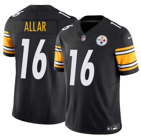 Men's Pittsburgh Steelers #16 Drew Allar Black 2026 Draft F.U.S.E. Vapor Limited Stitched Jersey Dzhi,We sell and wholesale Men's Pittsburgh Steelers #16 Drew Allar Black 2026 Draft F.U.S.E. Vapor Limited Stitched Jersey Dzhi on line form chian!