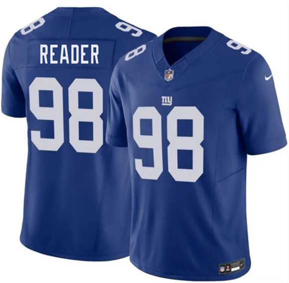 Men's New York Giants #98 D.J. Reader Blue 2026 F.U.S.E. Vapor Untouchable Limited Stitched Jersey Dzhi,We sell and wholesale Men's New York Giants #98 D.J. Reader Blue 2026 F.U.S.E. Vapor Untouchable Limited Stitched Jersey Dzhi on line form chian!