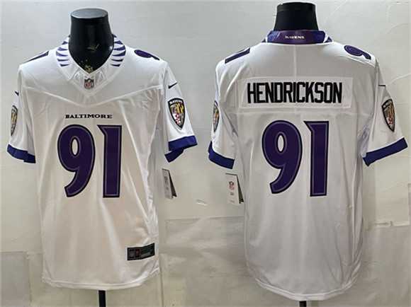 Men's Baltimore Ravens #91 Trey Hendrickson White 2026 F.U.S.E. Vapor Stitched Limited Stitched Jersey,We sell and wholesale Men's Baltimore Ravens #91 Trey Hendrickson White 2026 F.U.S.E. Vapor Stitched Limited Stitched Jersey on line form chian!