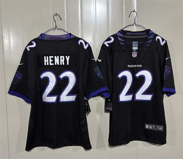 Men's Baltimore Ravens #22 Derrick Henry Black 2026 Alternate Vapor Limited Stitched Jersey,We sell and wholesale Men's Baltimore Ravens #22 Derrick Henry Black 2026 Alternate Vapor Limited Stitched Jersey on line form chian!