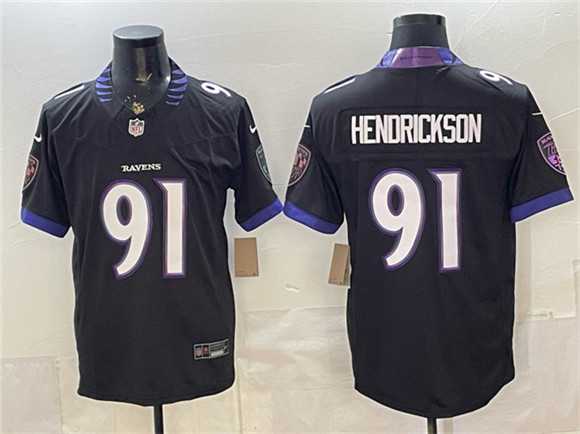 Men's Baltimore Ravens #91 Trey Hendrickson Black 2026 F.U.S.E. Alternate Vapor Stitched Limited Stitched Jersey,We sell and wholesale Men's Baltimore Ravens #91 Trey Hendrickson Black 2026 F.U.S.E. Alternate Vapor Stitched Limited Stitched Jersey on line form chian!