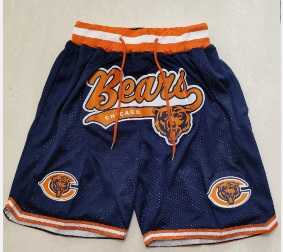 Men's Chicago Bears Navy Blue Just Don Shorts (Run Small),We sell and wholesale Men's Chicago Bears Navy Blue Just Don Shorts (Run Small) on line form chian!