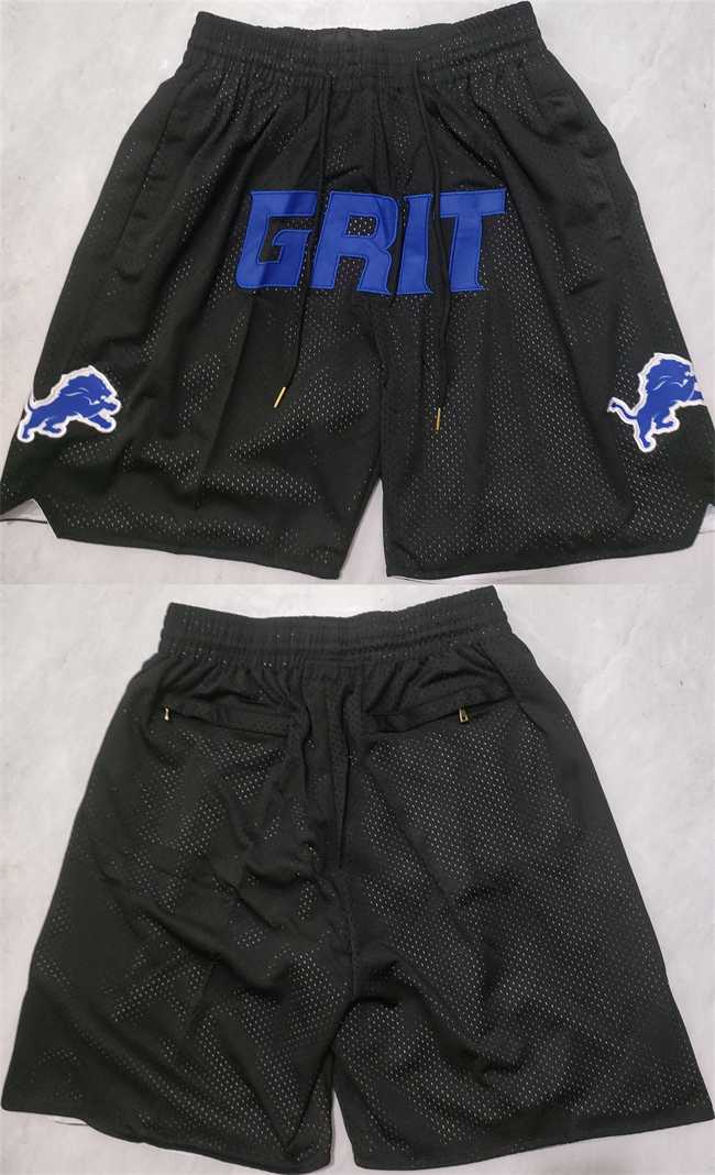 Men's Detroit Lions Black Shorts (Run Small),We sell and wholesale Men's Detroit Lions Black Shorts (Run Small) on line form chian!