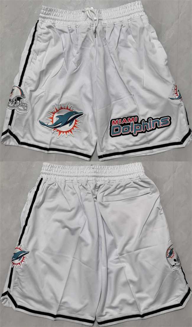 Men's Maimi Dolphins White Shorts (Run Small),We sell and wholesale Men's Maimi Dolphins White Shorts (Run Small) on line form chian!