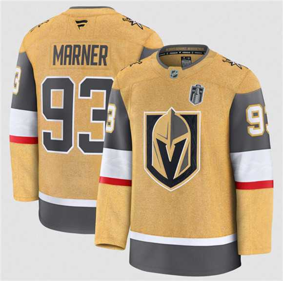Men's Vegas Golden Knights #93 Mitch Marner Gold 2026 Stanley Cup Final Patch Home Stitched Hockey Jersey Dzhi,We sell and wholesale Men's Vegas Golden Knights #93 Mitch Marner Gold 2026 Stanley Cup Final Patch Home Stitched Hockey Jersey Dzhi on line form chian!
