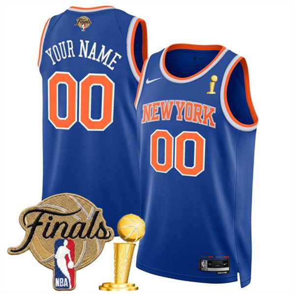 Men's New Yok Knicks Active Player Custom Blue 2026 Finals Patch And Finals Champions Patch Icon Edition Stitched Basketball Jersey,We sell and wholesale Men's New Yok Knicks Active Player Custom Blue 2026 Finals Patch And Finals Champions Patch Icon Edition Stitched Basketball Jersey on line form chian!