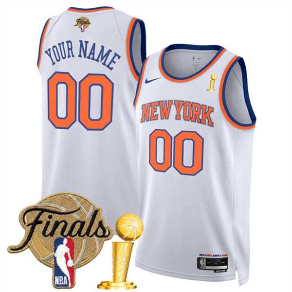 Men's New Yok Knicks Active Player Custom White 2026 Finals Patch And Finals Champions Patch Association Edition Stitched Basketball Jersey,We sell and wholesale Men's New Yok Knicks Active Player Custom White 2026 Finals Patch And Finals Champions Patch Association Edition Stitched Basketball Jersey on line form chian!