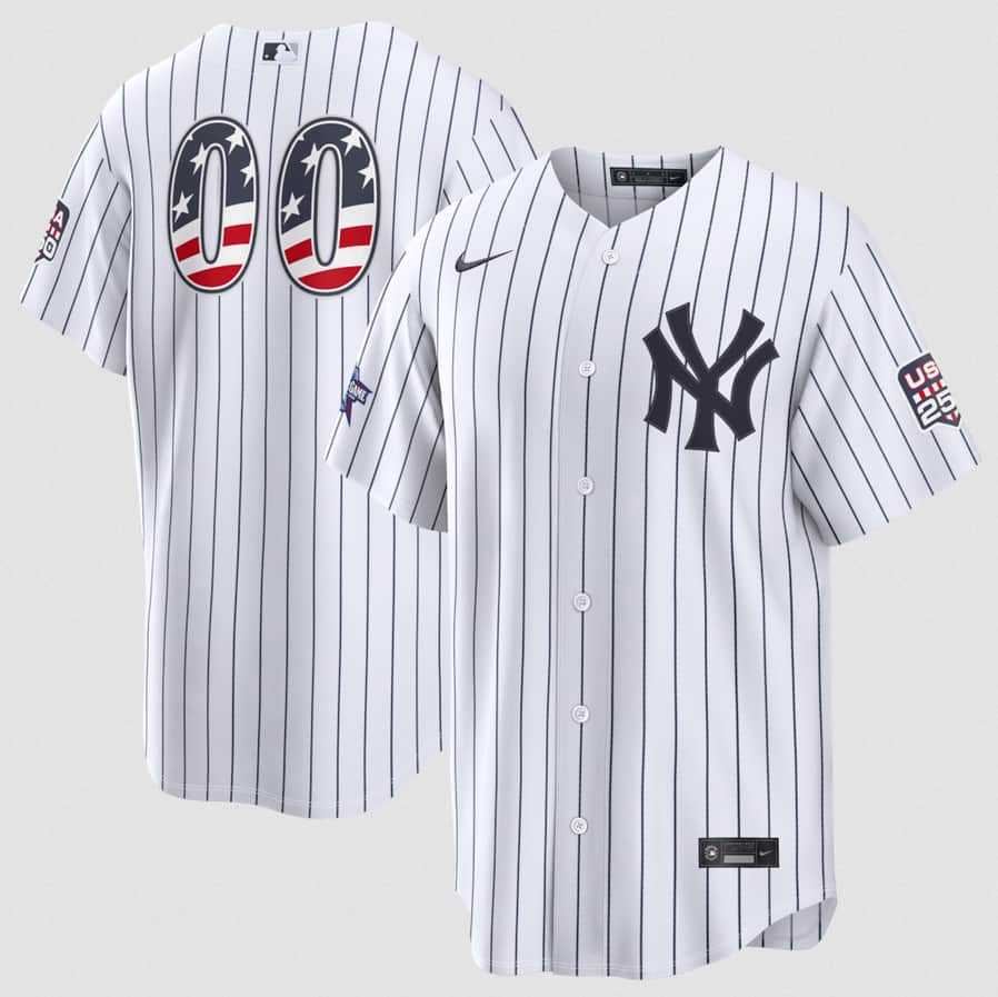 Men's New York Yankees ACTIVE PLAYER Custom White 2026 All-Star Edition Stars & Stripes & USA 250 Fourth of July Home Stadium Stitched Baseball Jersey,We sell and wholesale Men's New York Yankees ACTIVE PLAYER Custom White 2026 All-Star Edition Stars & Stripes & USA 250 Fourth of July Home Stadium Stitched Baseball Jersey on line form chian!