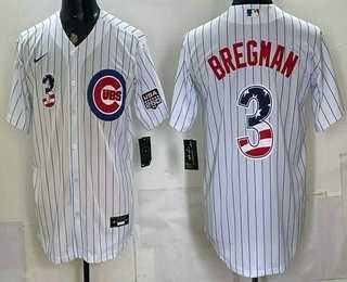 Men's Chicago Cubs #3 Alex Bregman White USA 250 Fourth of July Home Stadium Stitched Jersey Dzhi,We sell and wholesale Men's Chicago Cubs #3 Alex Bregman White USA 250 Fourth of July Home Stadium Stitched Jersey Dzhi on line form chian!
