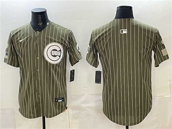 Men's Chicago Cubs Blank Pinstripe Olive 2026 Armed Forces Day Salute To Service Stitched Jersey Dzhi,We sell and wholesale Men's Chicago Cubs Blank Pinstripe Olive 2026 Armed Forces Day Salute To Service Stitched Jersey Dzhi on line form chian!