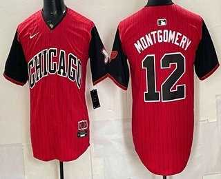 Men's Chicago White Sox #12 Colson Montgomery Red 2025 City Connect Limited Stitched Jersey,We sell and wholesale Men's Chicago White Sox #12 Colson Montgomery Red 2025 City Connect Limited Stitched Jersey on line form chian!