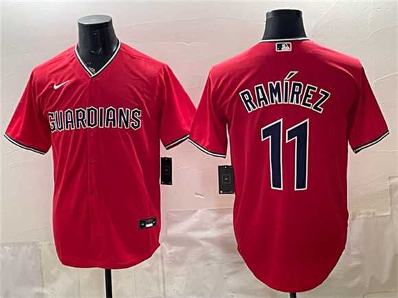 Men's Cleveland Guardians #11 Jose Ramirez Red Cool Base Stitched Jersey,We sell and wholesale Men's Cleveland Guardians #11 Jose Ramirez Red Cool Base Stitched Jersey on line form chian!