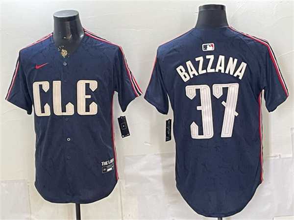 Men's Cleveland Guardians #37 Travis Bazzana Navy 2024 City Connect Limited Stitched Jersey,We sell and wholesale Men's Cleveland Guardians #37 Travis Bazzana Navy 2024 City Connect Limited Stitched Jersey on line form chian!