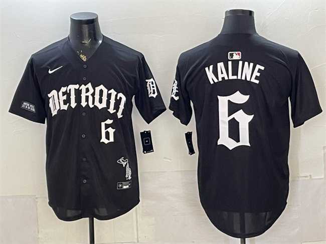 Men's Detroit Tigers #6 Al Kaline 2026 Black 'Motor Gothic Edition' Vapor Premier Limited Stitched Jersey Dzhi,We sell and wholesale Men's Detroit Tigers #6 Al Kaline 2026 Black 'Motor Gothic Edition' Vapor Premier Limited Stitched Jersey Dzhi on line form chian!