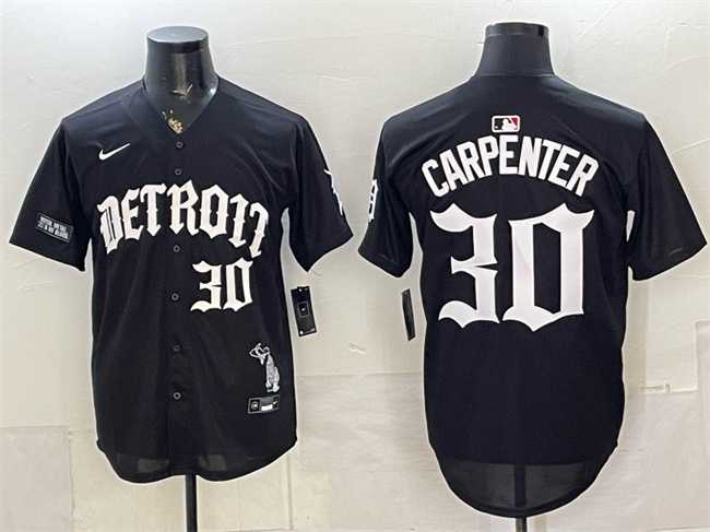 Men's Detroit Tigers #30 Kerry Carpenter 2026 Black 'Motor Gothic Edition' Vapor Premier Limited Stitched Jersey Dzhi,We sell and wholesale Men's Detroit Tigers #30 Kerry Carpenter 2026 Black 'Motor Gothic Edition' Vapor Premier Limited Stitched Jersey Dzhi on line form chian!