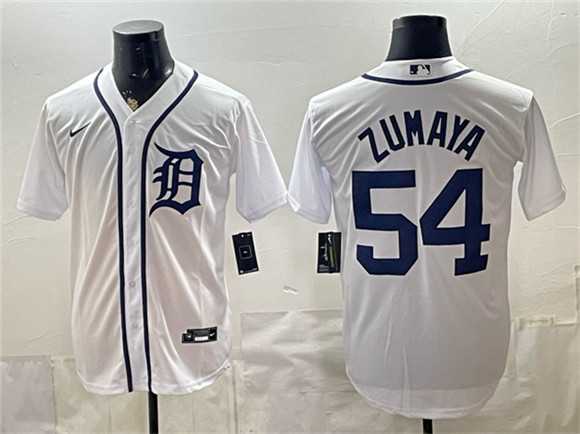 Men's Detroit Tigers #54 Joel Zumaya White Cool Base Stitched Jersey,We sell and wholesale Men's Detroit Tigers #54 Joel Zumaya White Cool Base Stitched Jersey on line form chian!