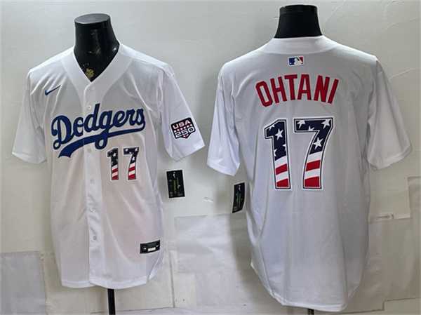 Men's Los Angeles Dodgers #17 Shohei Ohtani White 250 Fourth of July Home Stitched Jersey Dzhi,We sell and wholesale Men's Los Angeles Dodgers #17 Shohei Ohtani White 250 Fourth of July Home Stitched Jersey Dzhi on line form chian!