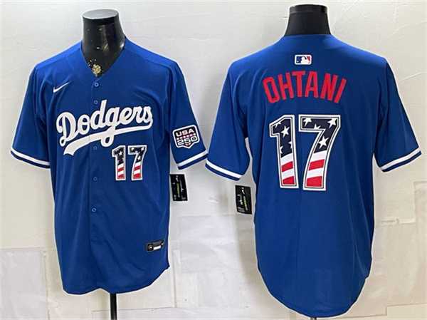 Men's Los Angeles Dodgers #17 Shohei Ohtani Royal 250 Fourth of July Stitched Jersey Dzhi,We sell and wholesale Men's Los Angeles Dodgers #17 Shohei Ohtani Royal 250 Fourth of July Stitched Jersey Dzhi on line form chian!
