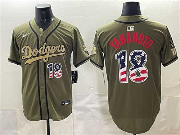 Men's Los Angeles Dodgers #18 Yoshinobu Yamamoto Olive 2026 Armed Forces Day USA 250 Fourth of July Stitched Jersey Dzhi,We sell and wholesale Men's Los Angeles Dodgers #18 Yoshinobu Yamamoto Olive 2026 Armed Forces Day USA 250 Fourth of July Stitched Jersey Dzhi on line form chian!