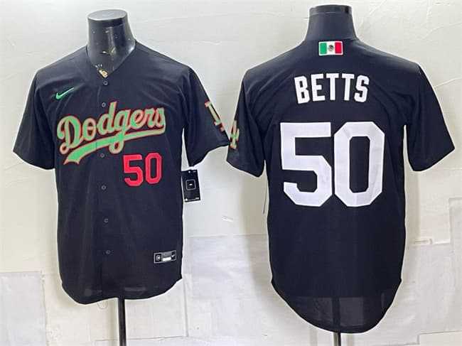 Men's Los Angeles Dodgers #50 Mookie Betts Black Mexico Limited Stitched Jersey Dzhi,We sell and wholesale Men's Los Angeles Dodgers #50 Mookie Betts Black Mexico Limited Stitched Jersey Dzhi on line form chian!