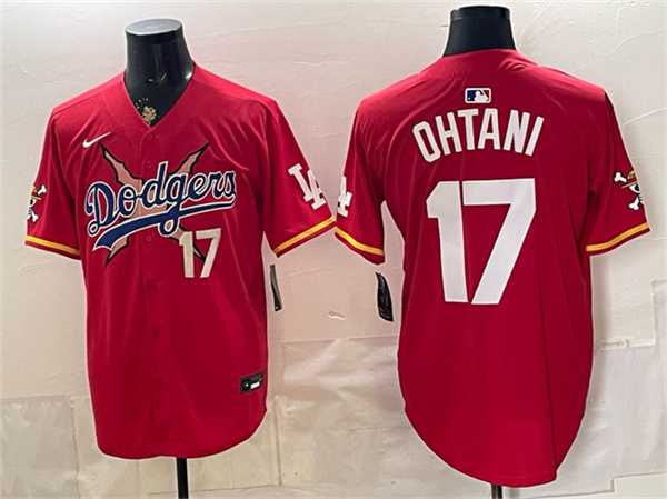 Men's Los Angeles Dodgers x One Piece #17 Shohei Ohtani Red Vapor Premier Limited Stitched Jersey,We sell and wholesale Men's Los Angeles Dodgers x One Piece #17 Shohei Ohtani Red Vapor Premier Limited Stitched Jersey on line form chian!