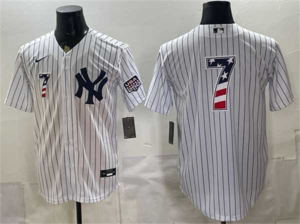 Men's New York Yankees #7 Mickey Mantle White 2026 USA 250 Fourth of July Home Stadium Stitched Baseball Jersey Dzhi,We sell and wholesale Men's New York Yankees #7 Mickey Mantle White 2026 USA 250 Fourth of July Home Stadium Stitched Baseball Jersey Dzhi on line form chian!
