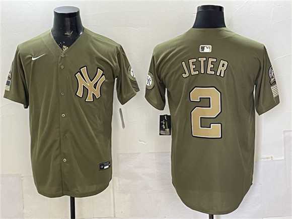 Men's New York Yankees #2 Derek Jeter Olive 2026 Armed Forces Day Stitched Jersey Dzhi,We sell and wholesale Men's New York Yankees #2 Derek Jeter Olive 2026 Armed Forces Day Stitched Jersey Dzhi on line form chian!