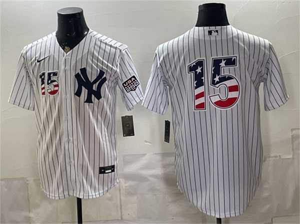 Men's New York Yankees #15 Thurman Munson White 2026 USA 250 Fourth of July Home Stadium Stitched Baseball Jersey Dzhi,We sell and wholesale Men's New York Yankees #15 Thurman Munson White 2026 USA 250 Fourth of July Home Stadium Stitched Baseball Jersey Dzhi on line form chian!