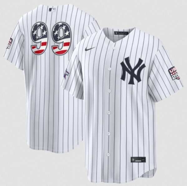 Men's New York Yankees #99 Aaron Judge White 2026 All-Star Edition Stars & Stripes & USA 250 Fourth of July Home Stadium Stitched Jersey Dzhi,We sell and wholesale Men's New York Yankees #99 Aaron Judge White 2026 All-Star Edition Stars & Stripes & USA 250 Fourth of July Home Stadium Stitched Jersey Dzhi on line form chian!