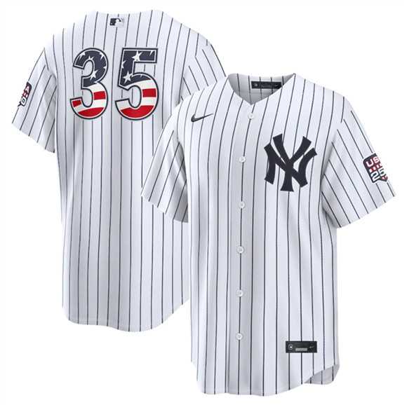 Men's New York Yankees #35 Cody Bellinger White 2026 USA 250 Fourth of July Home Stadium Stitched Baseball Jersey Dzhi,We sell and wholesale Men's New York Yankees #35 Cody Bellinger White 2026 USA 250 Fourth of July Home Stadium Stitched Baseball Jersey Dzhi on line form chian!