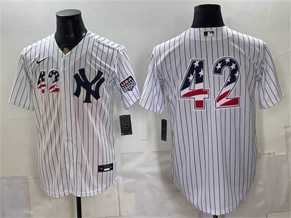Men's New York Yankees #42 Jackie Robinson White 2026 USA 250 Fourth of July Home Stadium Stitched Jersey Dzhi,We sell and wholesale Men's New York Yankees #42 Jackie Robinson White 2026 USA 250 Fourth of July Home Stadium Stitched Jersey Dzhi on line form chian!