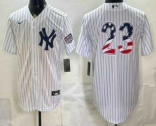 Men's New York Yankees #23 Don Mattingly White 2026 USA 250 Fourth of July Home Stadium Stitched Jersey Dzhi,We sell and wholesale Men's New York Yankees #23 Don Mattingly White 2026 USA 250 Fourth of July Home Stadium Stitched Jersey Dzhi on line form chian!