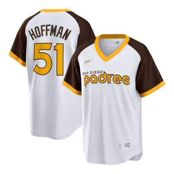 Men's San Diego Padres #51 Trevor Hoffman White Cooperstown Stitched Jersey Dzhi,We sell and wholesale Men's San Diego Padres #51 Trevor Hoffman White Cooperstown Stitched Jersey Dzhi on line form chian!