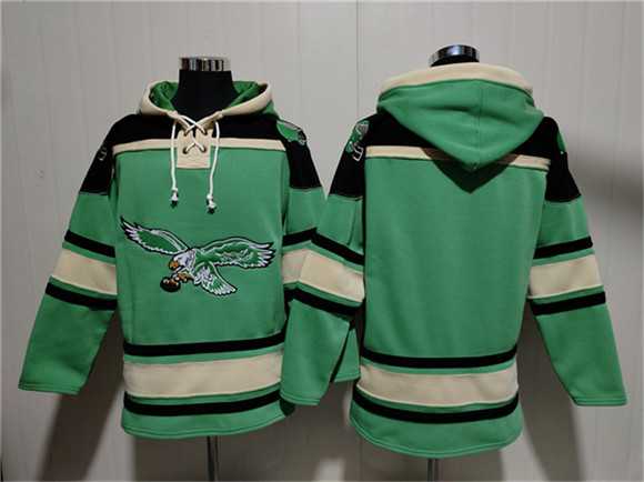 Men's Philadelphia Eagles Blank Green Ageless Must-Have Lace-Up Pullover Hoodie,We sell and wholesale Men's Philadelphia Eagles Blank Green Ageless Must-Have Lace-Up Pullover Hoodie on line form chian!