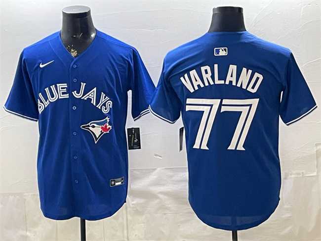 Men's Toronto Blue Jays #77 Louis Varland Royal 2025 Limited Stitched Jersey,We sell and wholesale Men's Toronto Blue Jays #77 Louis Varland Royal 2025 Limited Stitched Jersey on line form chian!